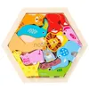 Inteligence Toys Baby Toy Wooden Jigsaw Puzzle Creative 3D for Childrens Development Ealy Educational Children 24327