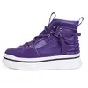 Scarpe casual Design originale Viola Colori misti Sneakers Street Style per uomo Quotidiano Adolescenti Abito alla moda piatto