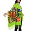 Scarves Customized Print Anime Cartoon Rat Fink Scarf Men Women Winter Fall Warm Shawl Wrap