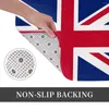 Badmattor England Storbritannien British Flag Mat Badrumsmatta för dusch Heminredning tvättbar absorberande golv icke-halktoalett