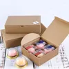 Gift Wrap 5Pcs Cupcake Box Moon Cake Boxes And Packaging Patisserie Candy Wedding Birthday Party Cookies Baby Shower DITY