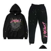 Heren trainingspakken Spider Trapstar trainingspakken Hoodie Designer 555 Sp5Der Sweatshirt Man Young Thug 555555 tweedelig met damesspinnen Otsd6