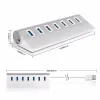 Hubs USB HUB 3.0 Multi 4 7 Ports with Power Adapter for Xiaomi Macbook Pro Air Computer PC Laptop Accessories Adaptador USB 3.0 Hab