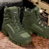 Scarpe da fitness Topfight Stivali da campeggio alti per uomo Donna Pesca all'aperto Esercito Antiscivolo Caviglia Speciale Militare tattico