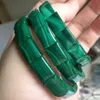 Naturalne kamienne koraliki Malachite Braclet Naturalny klejnot Kamienna Bransoletka dla kobiety na prezent hurtowy 240315