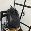 Plecak PU miękki skórzany torba szkoła dla kobiet -studentów modnych wodoodpornych laptopów o dużej pojemności