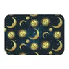 Carpets Non-slip Rug Doormat Kitchen Mat Celestial Sun Moon And Stars Balcony Carpet Indoor Decor