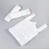 Storage Bags 100 Pcs Shopping Handbag Food Packaging Handbags Large Clear Plastic Packing