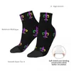 Men's Socks Fleur De Lis Flower Florence Ankle Male Mens Women Summer Stockings Polyester