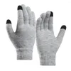 Fietshandschoenen Touch Sn Fl Fingers Sportfiets Winter Warm Gebreid Drop Delivery Outdoor Beschermende uitrusting Dhyxs