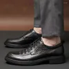 Casual Shoes Men Business Formal Genuine Leather Dress Office Male Breathable Footwear Big Size 47