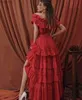 Vestidos sexy urbanos Jamerary Lace Bolo Dress Women 2023 Summer Ruffles Slash pesco