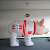 Modèle personnalisé géant de 6m 20 pieds de longueur, cochon Animal gonflable, éléphant rhinocéros avec décoration pour parc et événements