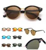 Mode Hommes Lunettes de soleil Hommes Femmes Femmes Sunglass Club Sun Verre Verres de protection UV avec étui en cuir noir Tous les packag6114450 de vente au détail