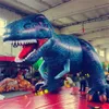 Dragão inflável azul gigante personalizado do comprimento de 6 m 20 pés com ventilador para a decoração do evento da cidade