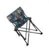 Mobilier de camping chaise de camping tabouret de pêche fournitures de plein air accessoires de barbecue structure stable polyvalente pique-nique blanc/s