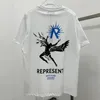 2024SS T-shirts d'été Men Femmes Lettre d'impression Streetwear Tee Vintage Tops à manches courtes T-shirt