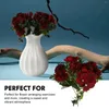 Decorative Flowers 2 Pcs Artificial Hydrangea Wedding Decoration Rise Bride Holding Fake Bouquet