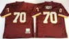 레트로 foobtall 9 Sonny Jurgensen Jersey Vintage 68 Russ Grimm 70 Sam Huff 33 Sammy Baugh 7 Joe Theismann 81 Art Monk 17 Doug Williams 44 John Riggins 21 Sean Taylor