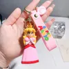 Dekompressionsspielzeug Cartoon Anime Charakter Schlüsselanhänger Zubehör Puppentaschenanhänger Puppenmaschinenanhänger Schlüsselanhänger Puppen
