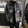 Patchwork polaire veste d'hiver hommes vêtements style coréen manteau d'hiver hommes veste streetwear 3XL 2023 nouveautés Z9JF #