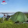 Tents and Shelters Naturehike Bike Tent Camping 1 Person 20D Ultra Light Backpack Tent Waterproof Summer Beach Tent Outdoor Travel Hiking Tent24327