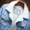 Hommes hiver Jean vestes vêtements d'extérieur chauds manteaux en denim nouveaux hommes grande taille doublure en laine plus épaisse vestes en denim d'hiver plus la taille M-6XL F7Du #