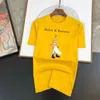drôle Summer Top Qualité Banana Imprimer Hommes T-shirts Crewneck Respirant Tops Modal T-shirt confortable T-shirts à manches courtes pour hommes 56lz #