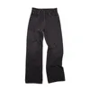 Men's Jeans 2024 Spring Arrival Black Vintage Washed High Waisted Wide Leg Loose Stylish Unisex Quality Designer Brand