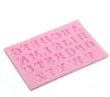 Taartgereedschappen siliconen vorm 26 ambachtelijke letters hele Engelse 3D bakvormen fondantvorm suiker240g8961996