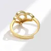 New Love Ring Jewelry Fashion Sweet Hollow Heart Matching Women's Zircon Ring, Hot Selling Style, Adjustable Opening Design