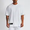 oversized Men's Casual Summer Mesh Quick Dry T-shirt Movement Fitn Short Sleeve Loose Classic Gym Bodybuilding Equipment Tops 20bo#