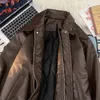 Vintage Maillard PU veste en cuir pour hommes femmes hiver Cott manteau unisexe tout-match beau américain rétro moto haut F0hu #