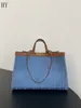Designer Luxury Peekaboo X-Tote Zucca Jacquard with Leather Medium Tote Handbag 7A Best Quality