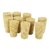 20pcs/Lot Lot Natural Wood Clors Wine Stopper Wood Bottle Stopper Cone Type Type Wine Botts Flus