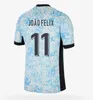 2024 Portuguesa Portogallo Maglie da calcio Ronaldo Joao Felix Pepe Bermardo B.Fernandes Camisa de Futebol 24 25 J.moutinho Football Shirt Kit Kit Kit