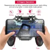 Raffreddatori PUBG Controller AK77 Gamepad a sei dita per iPhone Android PUBG Mobile Controller L1 R1 Shooter Trigger Fire Joystick Game Pad