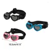 Dog Apparel C63B Goggles With Adjustable Strap Heart-Shape For Outdoor Riding Sports