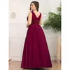 Festklänningar för kvinnor 2023 Elegant Sexig V Neck Sequin Kvinna Plus Size Formell bröllop Prom Cocktail Evening Vestidos 240312