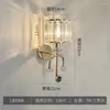 Wandlamp Luxe Led Kristal Voor Woonkamer Nachtkastje Slaapkamer Creatief Modern Huis Decoratieve Blaker Binnenverlichting