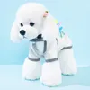 Hundebekleidung Frühling und Sommer Welpe Katze Frosted Poncho Süße Haustierkleidung Teddy Bomei Bedruckter transparenter Regenmantel