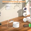 Wandlamp LED-kandelaars Licht 3 helderheidsniveaus Kleurmodi Verlichting 2000mAh Werkt op batterijen 360° draaibaar Aanraakbediening