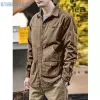 vintage kombinezon menu odzieży wiosenna kurtka safari streetwear nowa fi luźna luźna płaszcz na zewnątrz męskie kurtki dla mężczyzn 87HD#