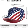 Ball Caps Fashion American Flag Baseball Hats for Men Women USA Flag Flag Baseball Cap Regultable Independence Trucker Snapback Hat 24327