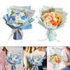 Fleurs décoratives cadeau de fête des mères mères noeuds d'amour décoration décor de table bouquet artificiel pour mariage festival fête de vacances infirmières