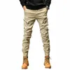 caayu joggers lastbyxor män casual hiphop multi-pocket manliga byxor Sweatpants streetwear Techwear Tactical Track Khaki Pants 65CJ#