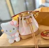 24SS New Fashion Luxury Classic Women's Luxury Designer New Mini Bucket Bag Women's Handbag Shoulder Bag Crossbody Bag Small And Cute Wallet card holder