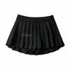 summer High Waist Skirts Womens Sexy Mini Skirts Vintage Pleated Skirt Korean Tennis Skirts Short White Black 220511 40TN#