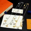 V new fashion simple cute sweet pendant necklace letter quality collarbone delicate gold women jewelry