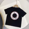 Clássico crianças impresso tshirts de luxo meninos meninas manga curta camiseta moda crianças puro algodão roupas verão meia manga topo